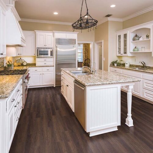 Trucor Alpha Collection Coffee Hickory flooring sample