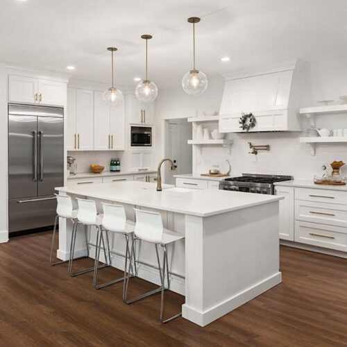 Trucor Alpha Collection Tobacco Hickory flooring sample