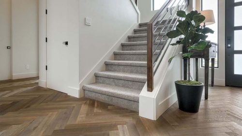 Image of flooring sample of Provenza Herringbone Reserve Collection - Dovetail - PROHER1003