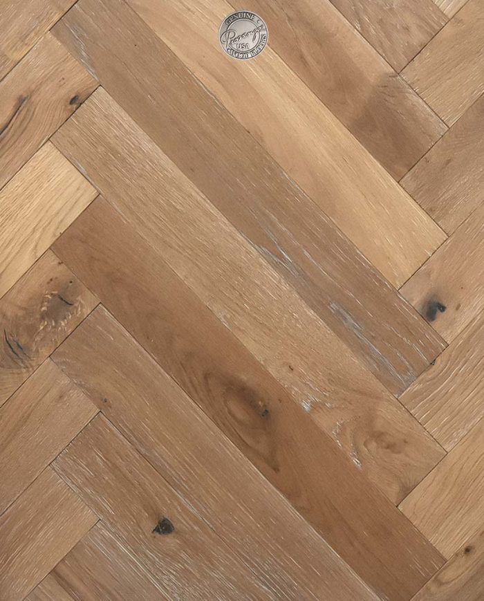 Image of flooring sample of Provenza Herringbone Reserve Collection - Sienna Sand - PROHER1001