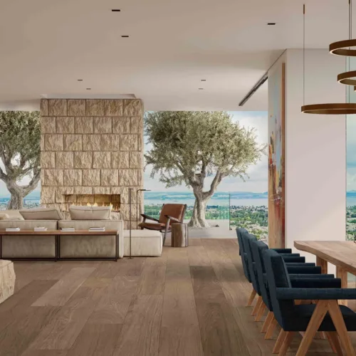 Flooring Sample Of Bella Cera Monument Plank Collection - Pavarotti MOPA528