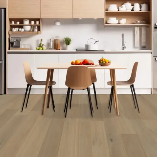 Flooring sample of Fuzion Bison Trail Collection - Wildflower BSOAK190WLF