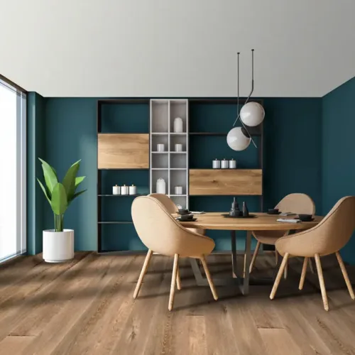 Flooring sample of Fuzion Canyon Creek Collection - Brawn CCOAK230BR