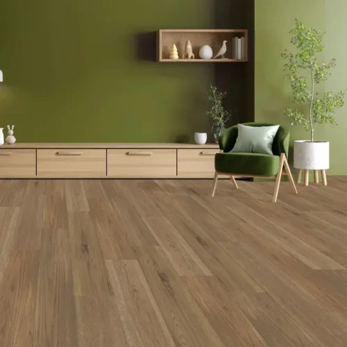 Flooring sample of Fuzion Nordic Lights Collection - Frosted Flax NLHIC190FF