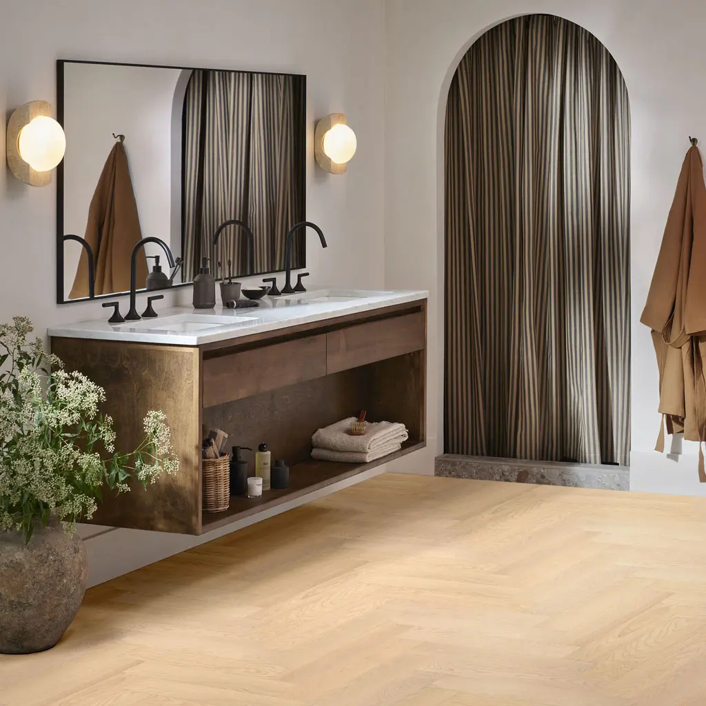 Flooring image of Anderson Tuftex - European Ash Herringbone Collection - Plaza - AA846-11088