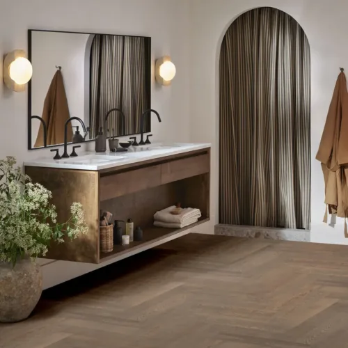 Flooring image of Anderson Tuftex - European Ash Herringbone Collection - Riviera - AA846-15039