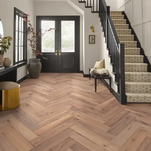 Flooring image of Anderson Tuftex - Revival Walnut Herringbone Collection - Sirocca - AA833-17045
